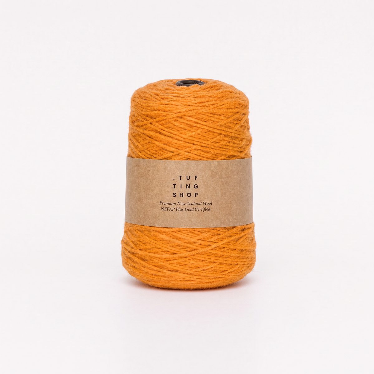 Orange (313) - 100% Wool Tufting Yarn, 500 g Cone
