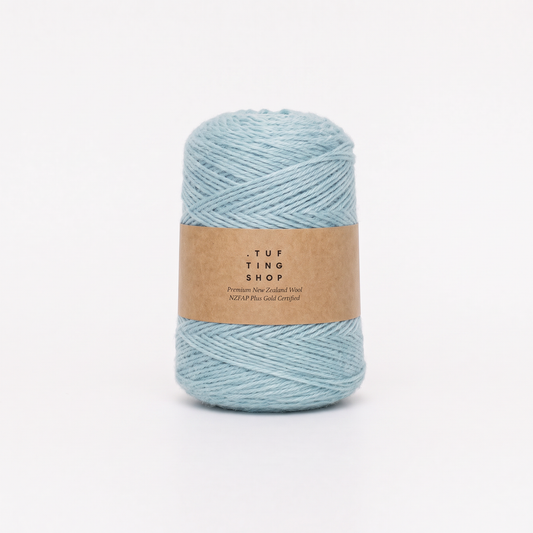 Pastel Blue (218) - 100% Wool Tufting Yarn, 500 g Cone