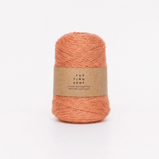 Peach Fuzz Color of the Year 2024 (2024C) - 100% Wool Tufting Yarn, 500 g Cone