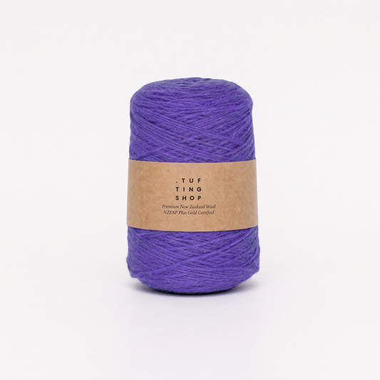 Purple (585) - 100% Wool Tufting Yarn, 500 g Cone