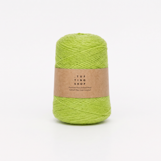 Reflecting Green (803C) - 100% Wool Tufting Yarn, 500 g Cone