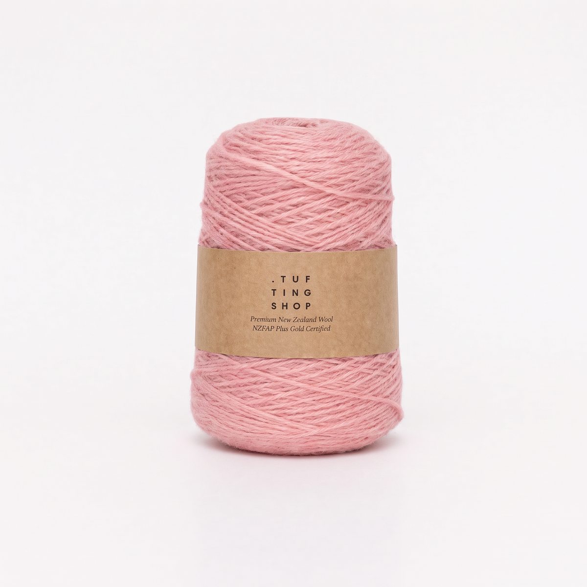 Regina Pink (498) - 100% Wool Tufting Yarn, 500 g Cone