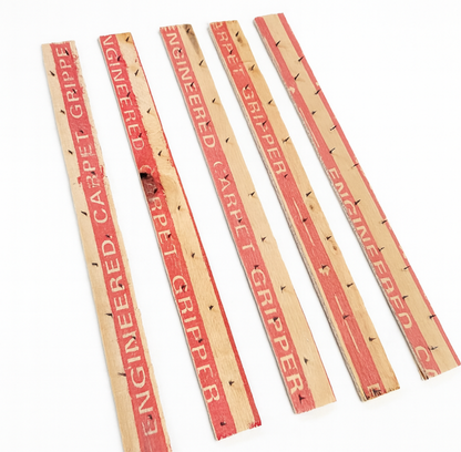 Genagelte Teppichgreifer für Tufting Frames, verkauft pro 5 Stück à 30cm