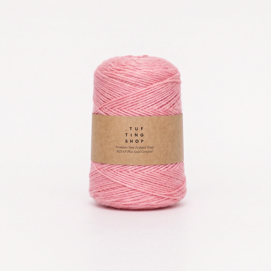Shell Pink (459) - 100% Wool Tufting Yarn, 500 g Cone