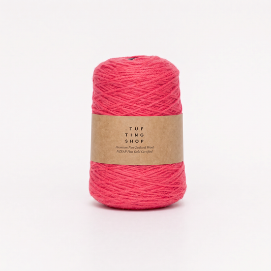 Strawberry (4E08) - 100% Wool Tufting Yarn, 500 g Cone