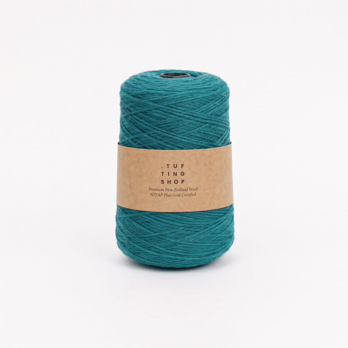 Teal (3A17) - 100% Wool Tufting Yarn, 500 g Cone