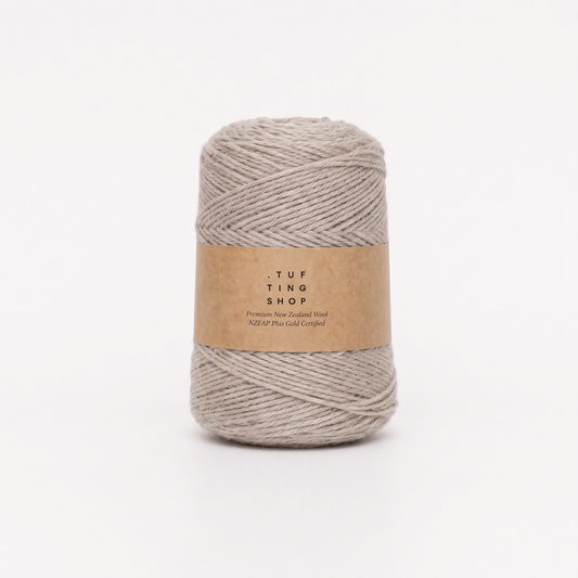 Thunder Grey (056) - 100% Wool Tufting Yarn, 500 g Cone