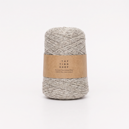 Undyed Light - 100% Wool Tufting Yarn, 500 g Cone