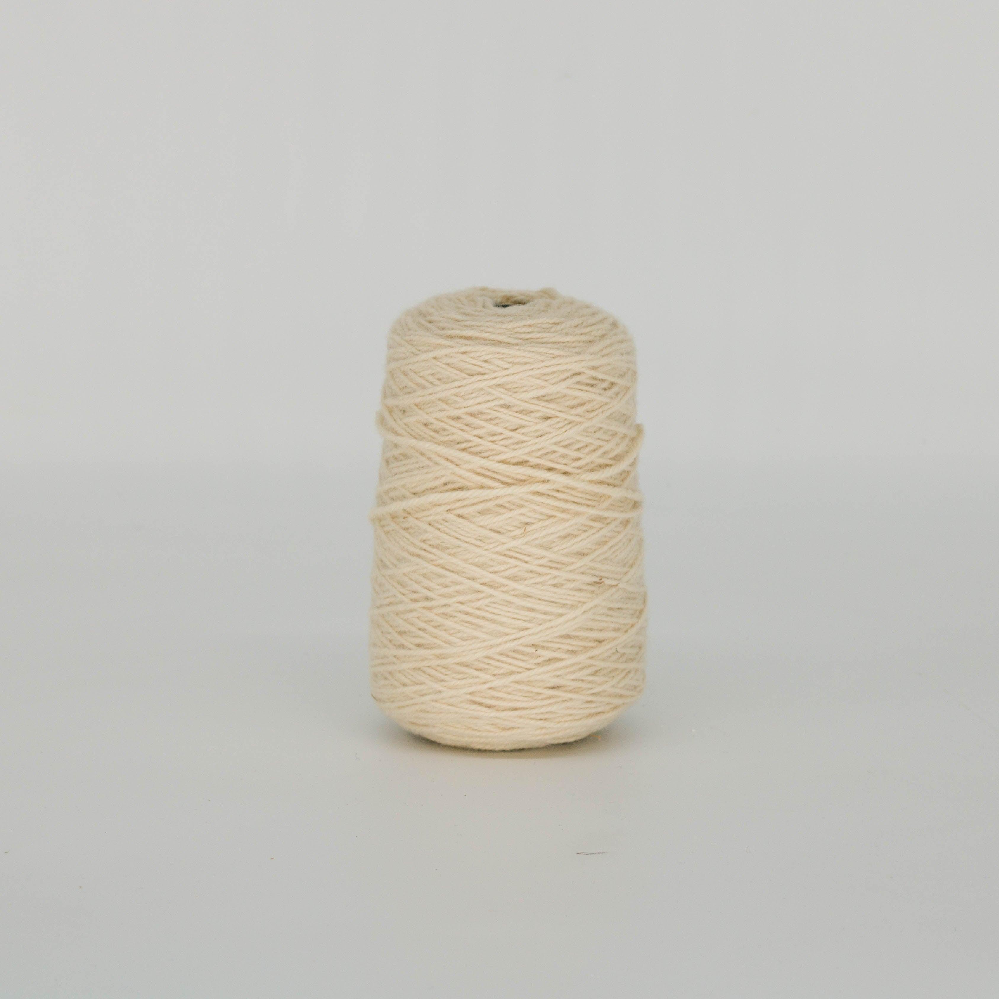 Ecru 100% Wool Tufting Yarn On Cone (009) - Tuftingshop