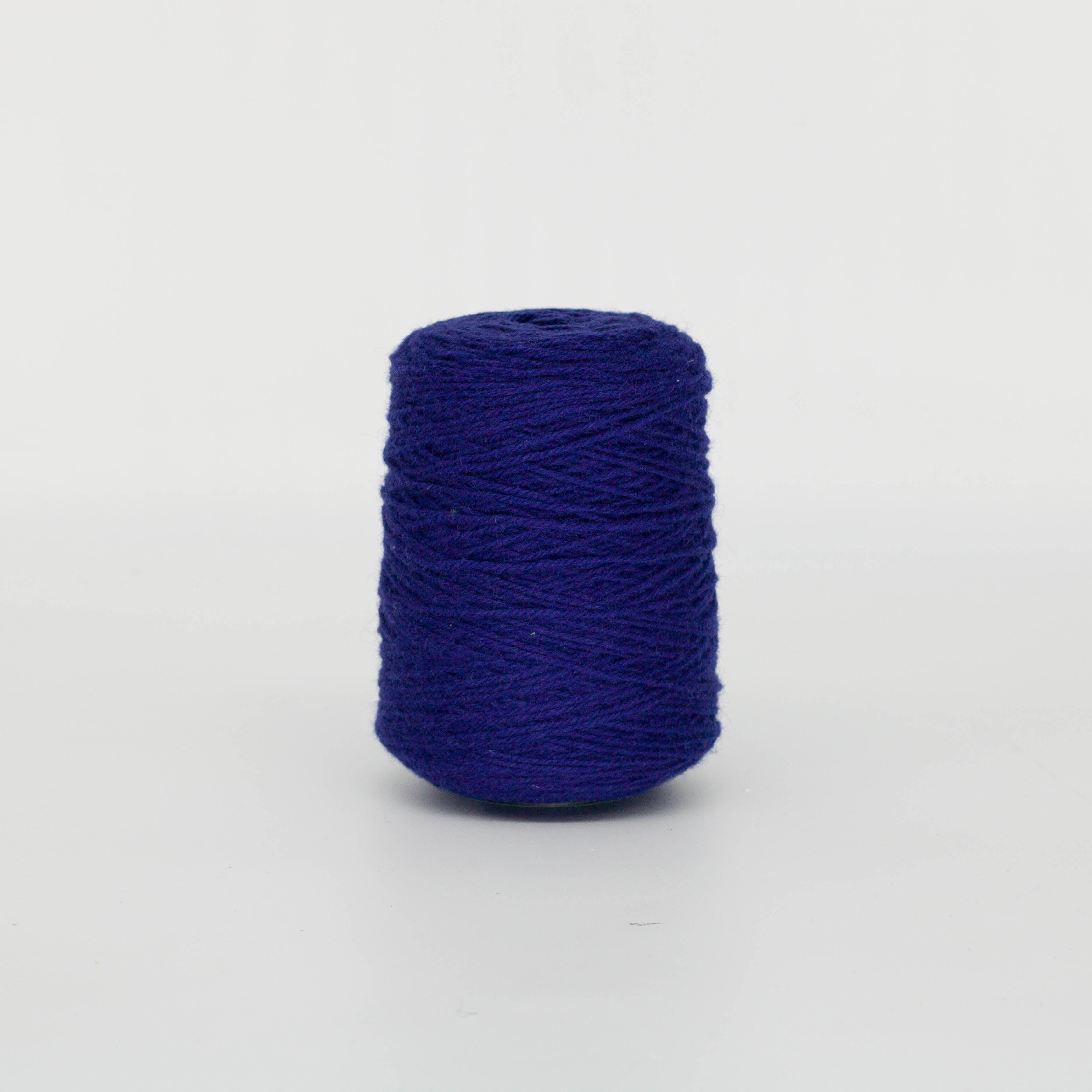 Navy 100% Wool Tufting Yarn On Cone (561) - Tuftingshop
