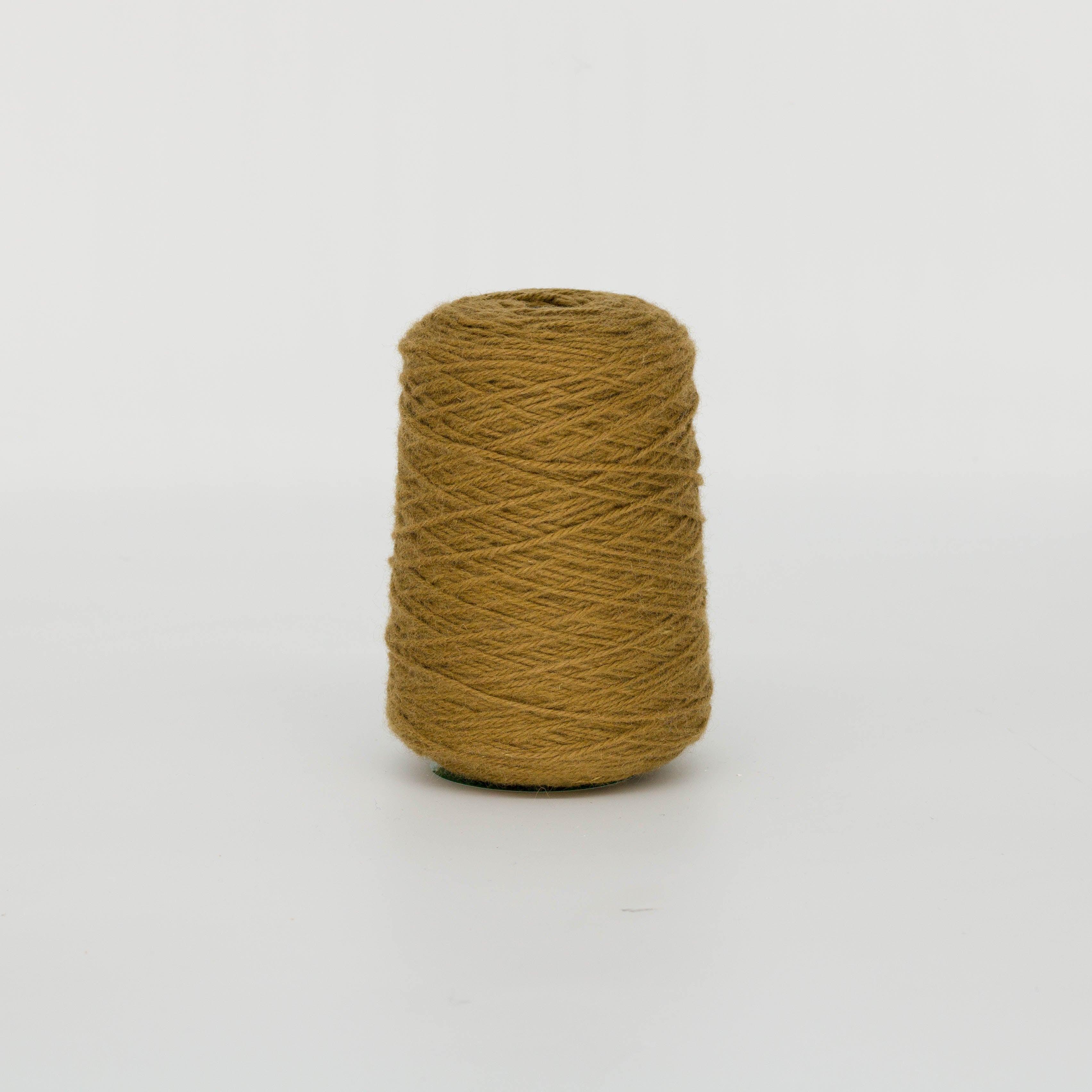 Olive branch 100% Wool Tufting Yarn On Cone (381) - Tuftingshop