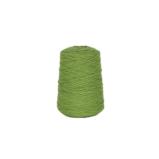Mary Jane green 100% Wool Tufting Yarn On Cone (153) - Tuftingshop