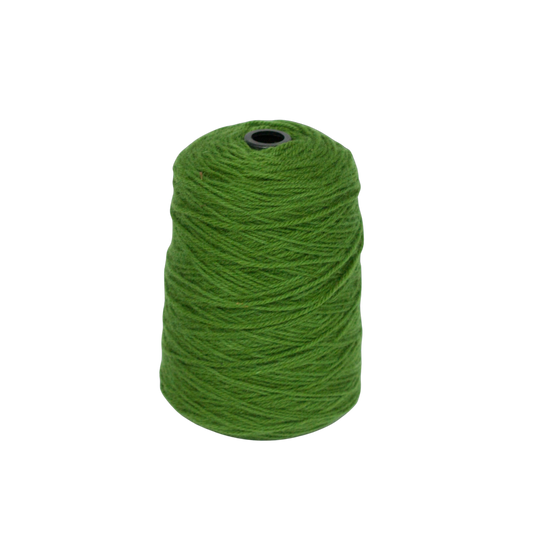 Moss green 100% Wool Tufting Yarn On Cone (1i06) - Tuftingshop