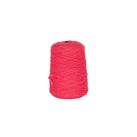 Strawberry 100% Wool Tufting Yarn On Cone (4E08) - Tuftingshop