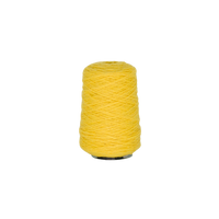 Yellow 100% Wool Tufting Yarn On Cone (3J01) - Tuftingshop