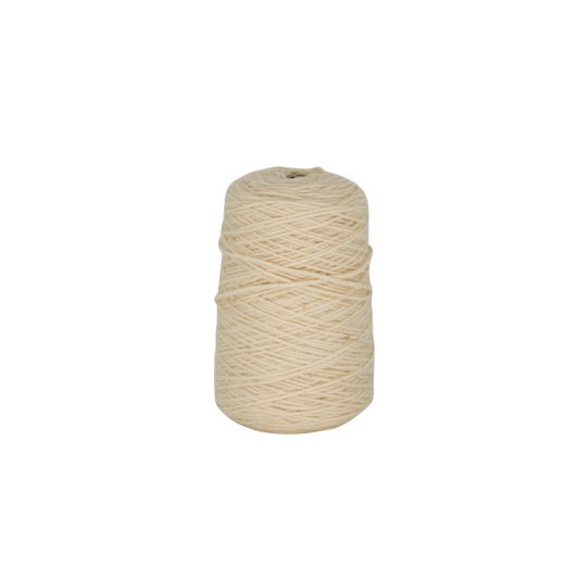 Ecru 100% Wool Tufting Yarn On Cone (009) - Tuftingshop