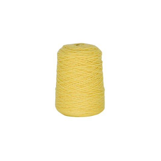 Illuminating yelllow 100% Wool Tufting Yarn On Cone (447) - Tuftingshop