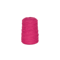 Raspberry 100% Wool Tufting Yarn On Cone (464) - Tuftingshop