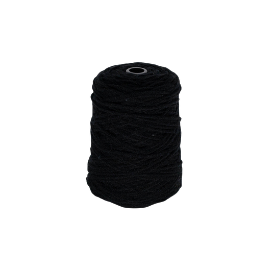 Black Acrylic Yarn 3/4.2NM 320 gram - Tuftingshop