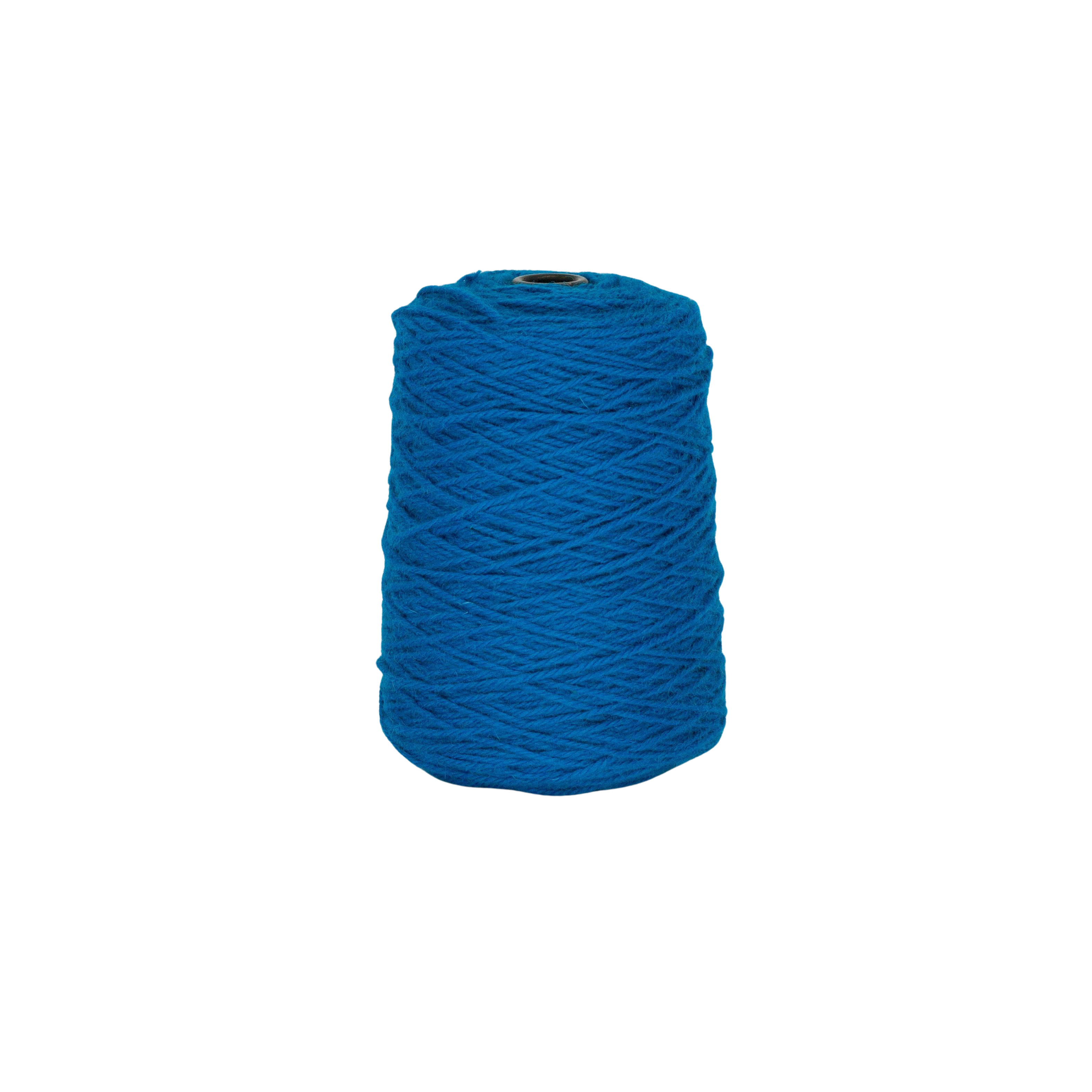 Cobalt Blue 100% Wool Tufting Yarn On Cone (3B15) - Tuftingshop
