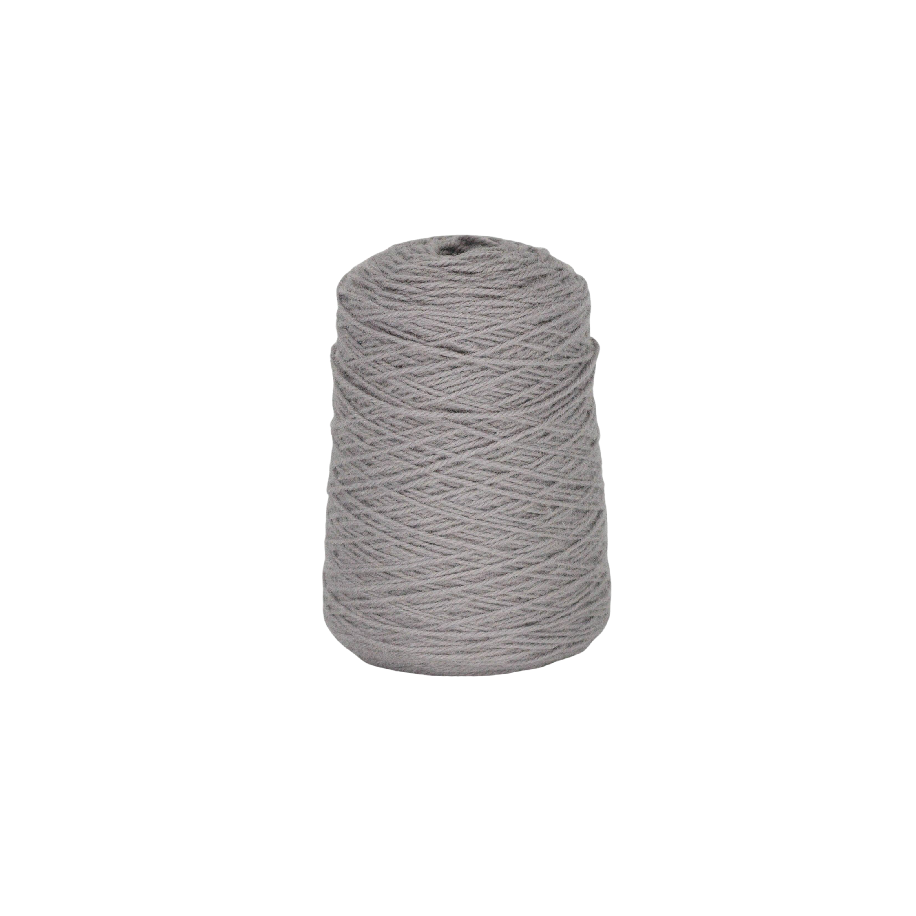 Rhino Grey 100% Wool Tufting Yarn On Cone (096) - Tuftingshop