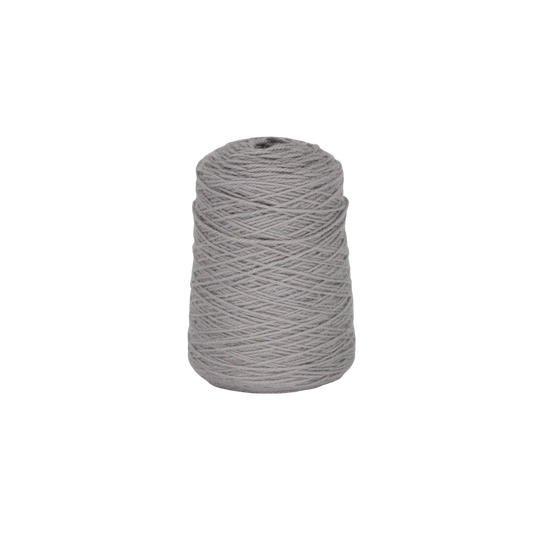 Rhino Grey 100% Wool Tufting Yarn On Cone (096) - Tuftingshop