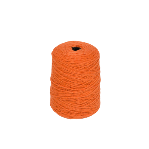 Pumpkin orange 100% Wool Tufting Yarn On Cone (2c13) - Tuftingshop