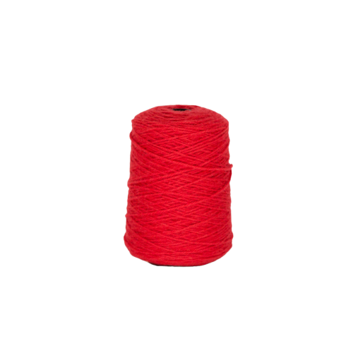 Red 100% Wool Tufting Yarn On Cone (452) - Tuftingshop