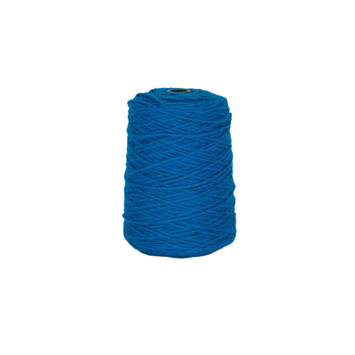 Cobalt Blue 100% Wool Tufting Yarn On Cone (3B15) - Tuftingshop