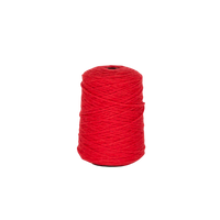 Red 100% Wool Tufting Yarn On Cone (452) - Tuftingshop