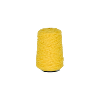 Yellow 100% Wool Tufting Yarn On Cone (3J01) - Tuftingshop
