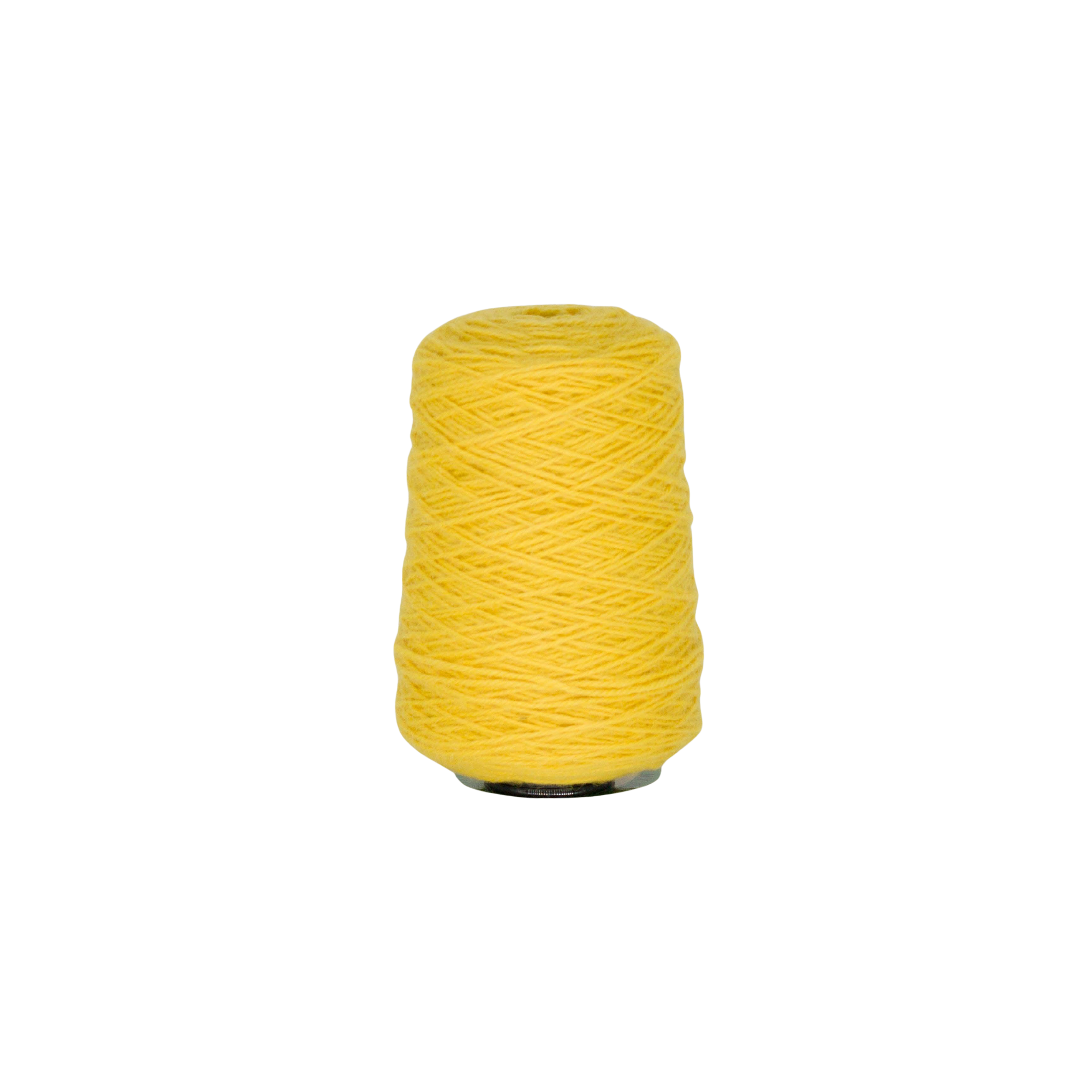 Yellow 100% Wool Tufting Yarn On Cone (3J01) - Tuftingshop