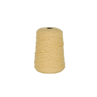 Light yellow / butter 100% Wool Tufting Yarn On Cone (429) - Tuftingshop