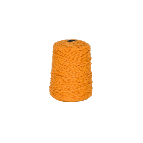 Orange 100% Wool Tufting Yarn On Cone (313) - Tuftingshop