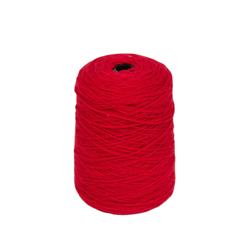Deep red 100% Wool Tufting Yarn On Cone (4A08) - Tuftingshop