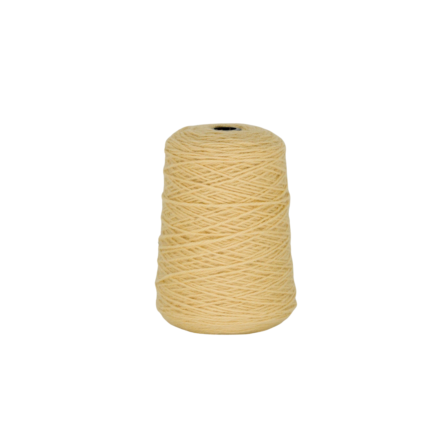 Light yellow / butter 100% Wool Tufting Yarn On Cone (429) - Tuftingshop