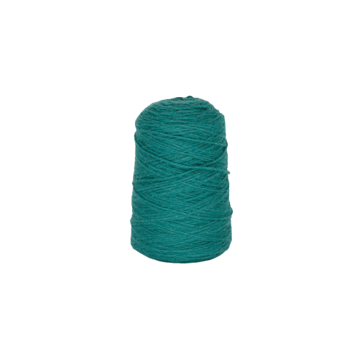 Teal 100% Wool Tufting Yarn On Cone (3A17) - Tuftingshop