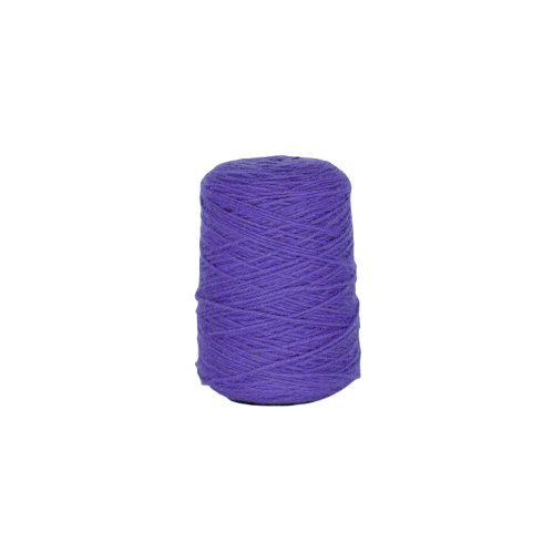 Purple 100% Wool Tufting Yarn On Cone (585) - Tuftingshop