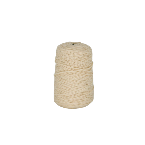 Ecru 100% Wool Tufting Yarn On Cone (009) - Tuftingshop