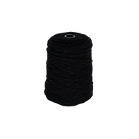 Black Acrylic Yarn 3/4.2NM 320 gram - Tuftingshop