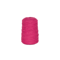 Raspberry 100% Wool Tufting Yarn On Cone (464) - Tuftingshop