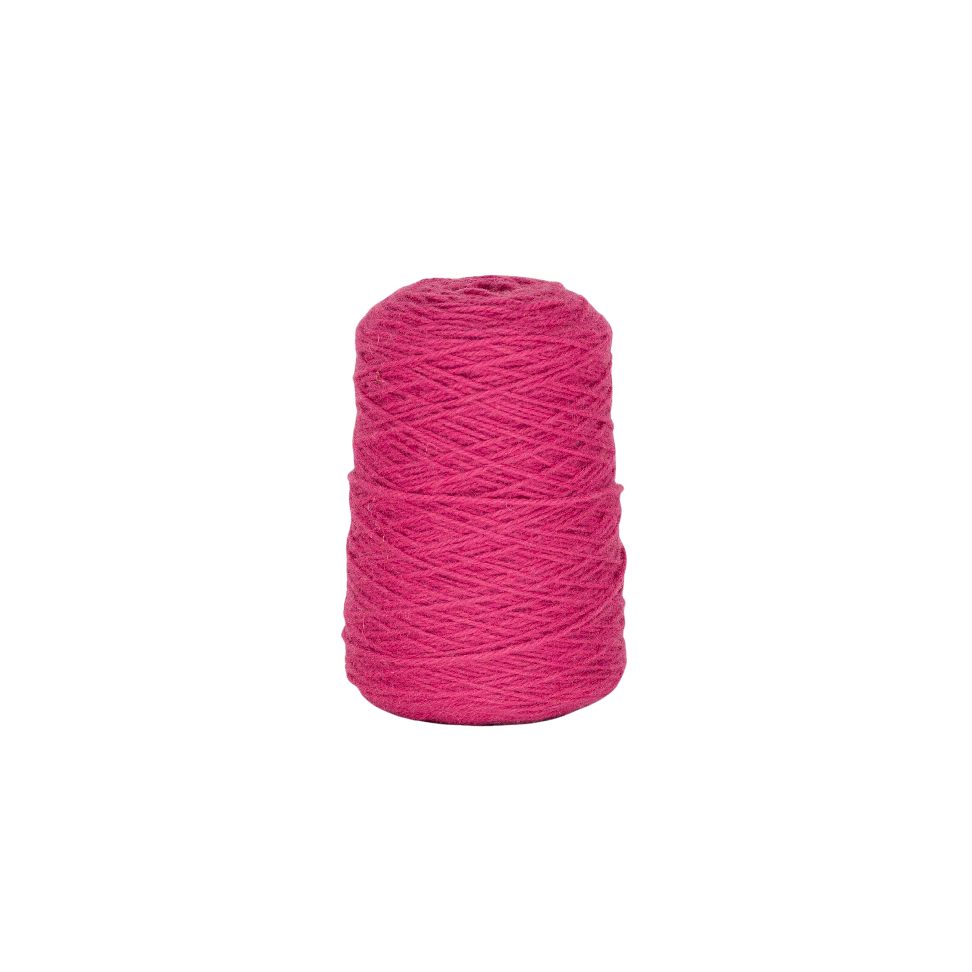 Raspberry 100% Wool Tufting Yarn On Cone (464) - Tuftingshop