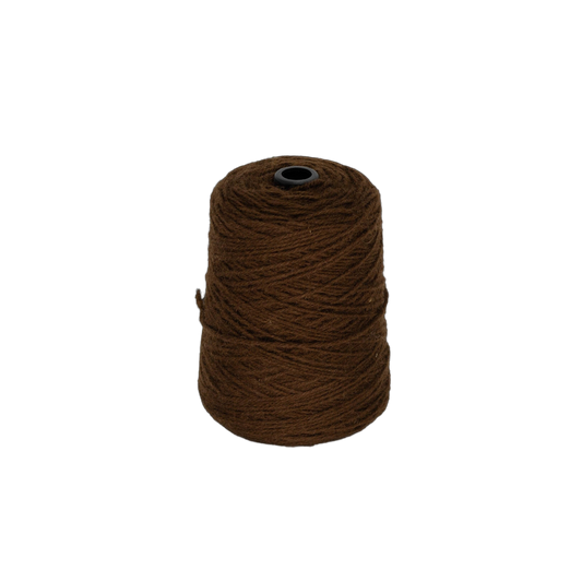 Coffee 100% Wool Tufting Yarn On Cone (4H11) - Tuftingshop