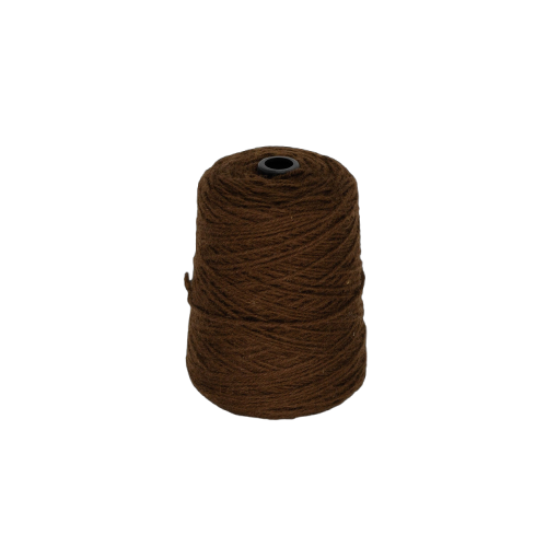 Coffee 100% Wool Tufting Yarn On Cone (4H11) - Tuftingshop