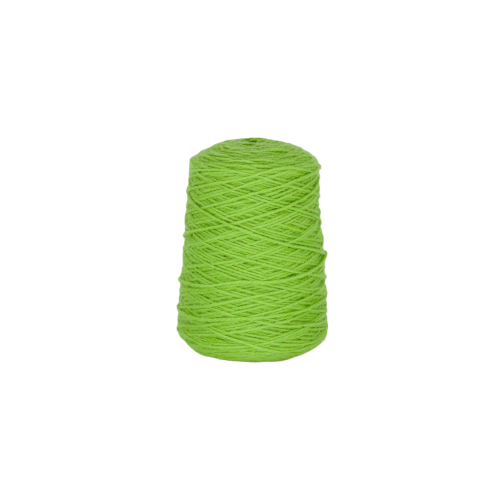 Neon green 100% Wool Tufting Yarn On Cone (802c) - Tuftingshop