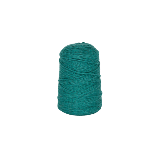 Teal 100% Wool Tufting Yarn On Cone (3A17) - Tuftingshop