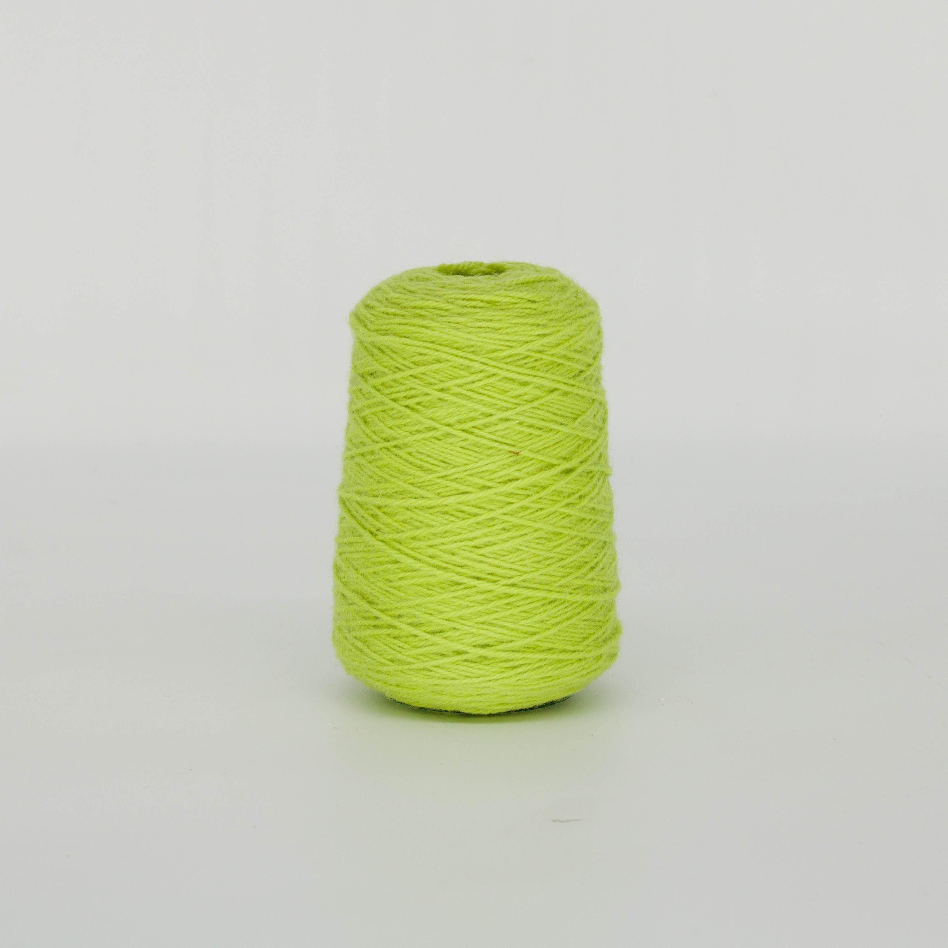 Reflecting green 100% Wool Tufting Yarn On Cone (803c) - Tuftingshop