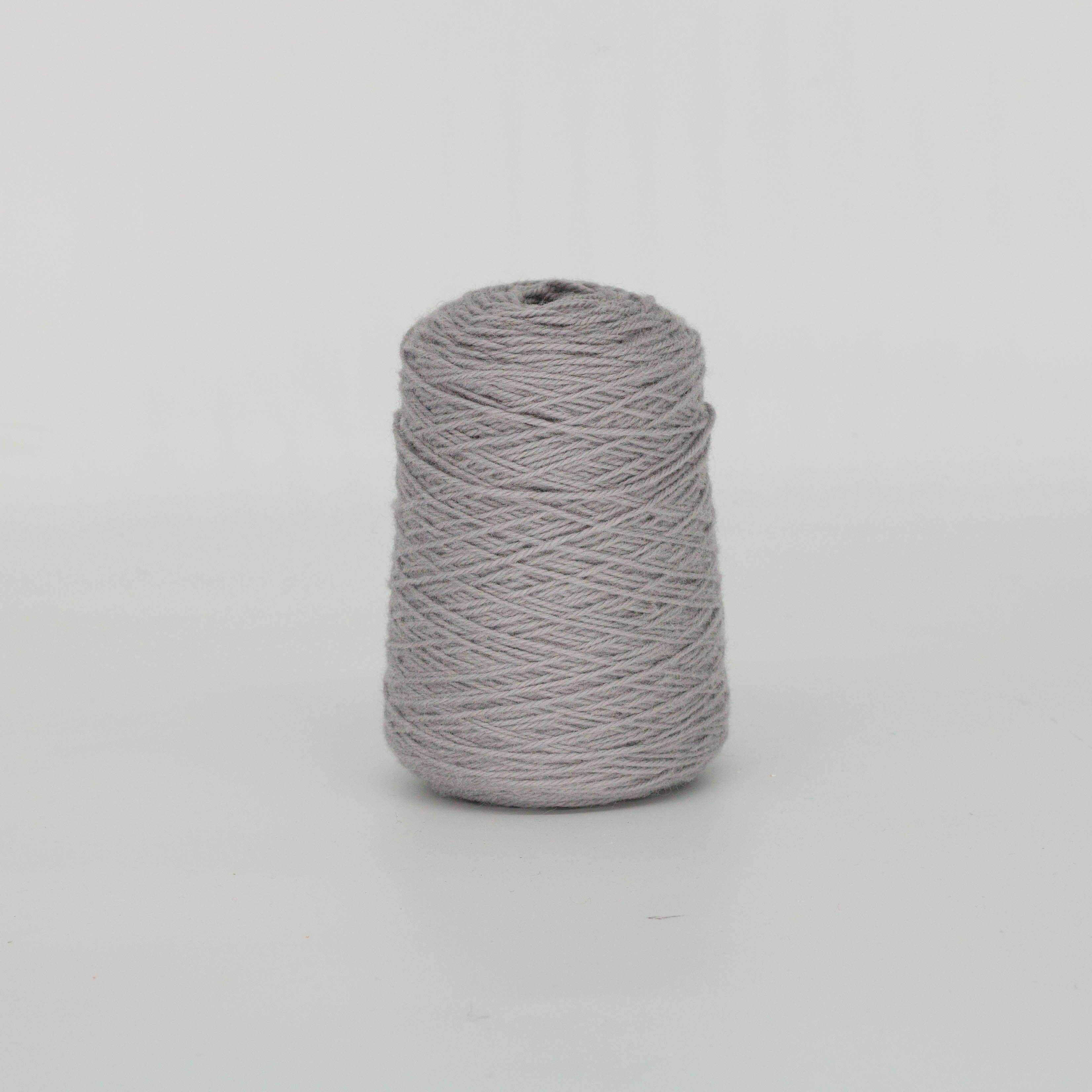 Rhino Grey 100% Wool Tufting Yarn On Cone (096) - Tuftingshop