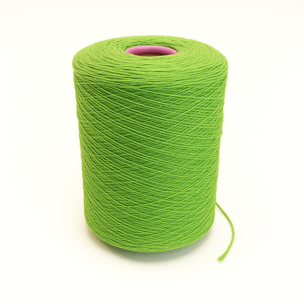 Neon zelená () 100% novozélandská vlna pro tufting – 3 KG XXL kužel 837/3 Tex