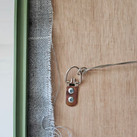 Heavy-Duty Screw Brackets for Tufted Wall hangings (Set of 2)